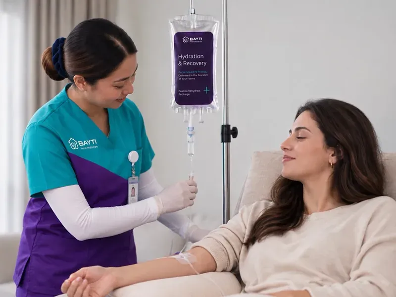 IV Drip Therapy at Home Abu Dhabi Dubai Al Ain