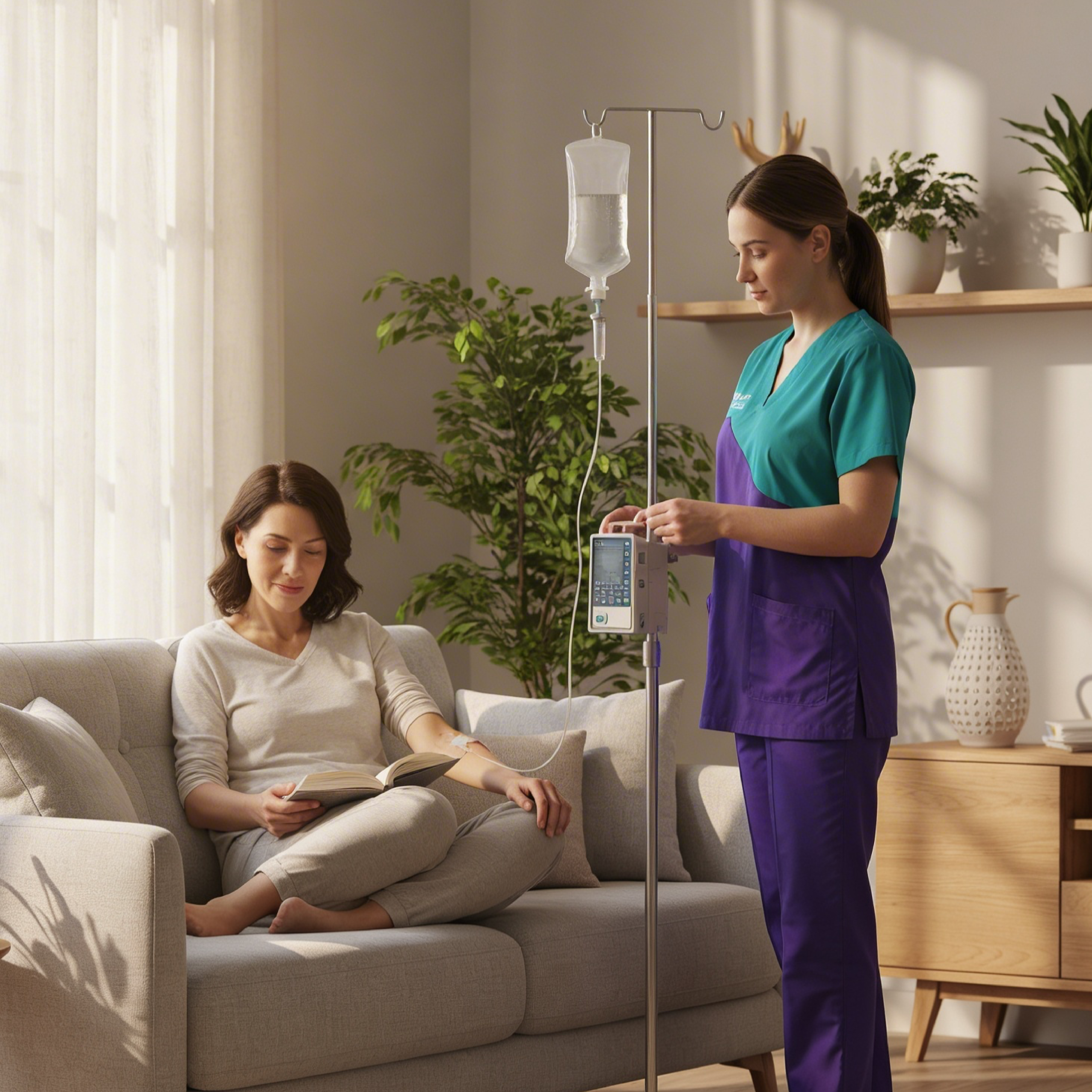 IV Drip Therapy at Home Abu Dhabi Dubai Al Ain